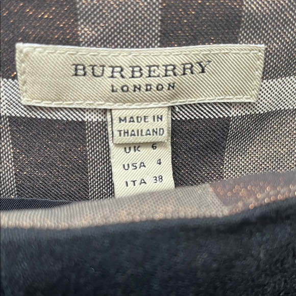 Burberry London Black Wool Skirt And Sweater Set - Picture 2 of 11